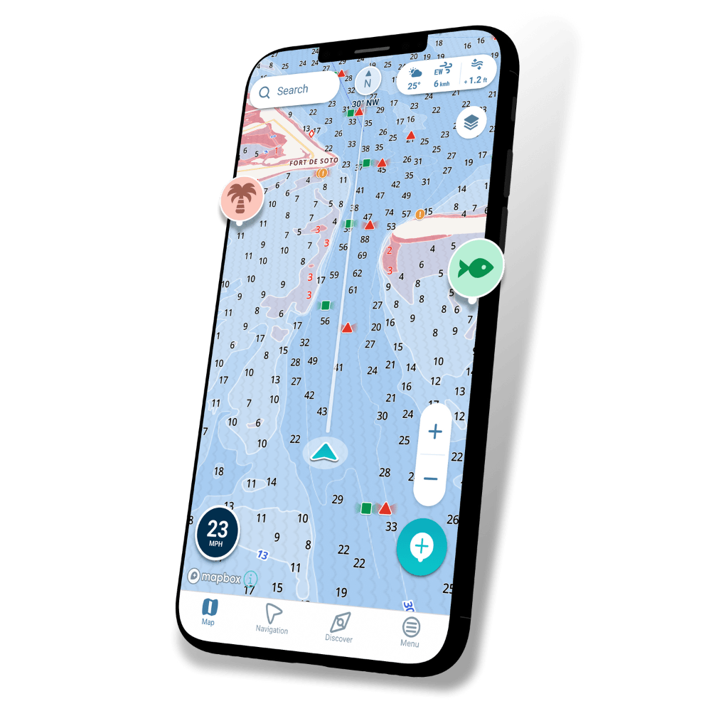 wavve boating app navigation